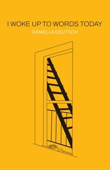 Paperback I woke up to words today Book