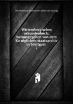 Perfect Paperback Wirtembergisches Urkundenbuch Herausgeg [German] Book