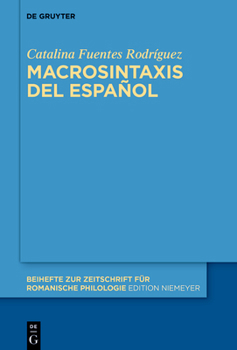 Hardcover Macrosintaxis del Español [Spanish] Book