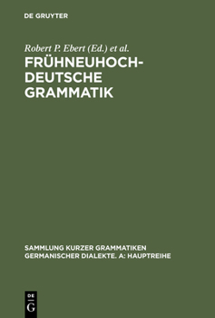 Hardcover Frühneuhochdeutsche Grammatik [German] Book