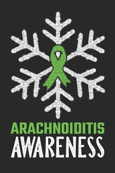 Arachnoiditis Awareness: Christmas Snowfall College Ruled Arachnoiditis Awareness Journal, Diary, Notebook 6 x 9 inches with 100 Pages