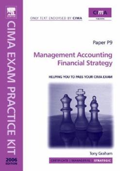 Paperback CIMA Exam Practice Kit Management Accounting Financial Strategy Paper P9 Book