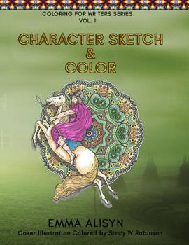 Paperback Character Sketch & Color: Adult Coloring Journal Book