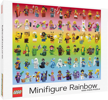 Misc. Lego Minifigure Rainbow 1000-Piece Puzzle Book