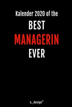 Kalender 2020 für Manager / Managerin: Wochenplaner / Tagebuch / Journal für das ganze Jahr: Platz für Notizen, Planung / Planungen / Planer, Erinnerungen und Sprüche (German Edition)