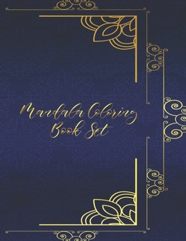 Mandala Coloring Book Set: Mandala Coloring Book. Mandala Coloring Books For Adults. 50 Story Paper Pages. 8.5 in x 11 in Cover.