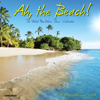 Calendar Ah the Beach! 2023 Mini Wall Calendar Book