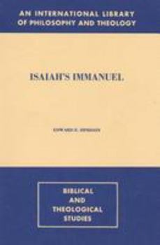 Paperback Isaiah's Immanuel Book