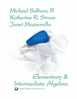 Hardcover Elementary & Intermediate Algebra [With CD-ROM] Book