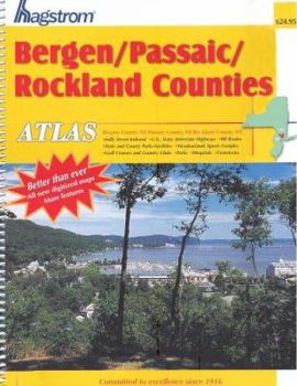 Hagstrom Bergen/Passaic/Rockland Counties, New Jersey Street Atlas