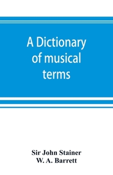 Paperback A dictionary of musical terms Book