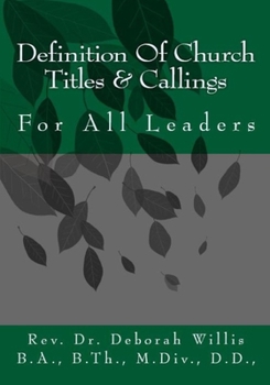 Paperback Definition of Church Titles & Service Book