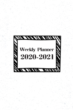 Paperback Minimalism Weekly Planner: 2020-2021 Portable Organizer and Diary with Calendar Schedule - Good Quality Simple Gift Idea Book