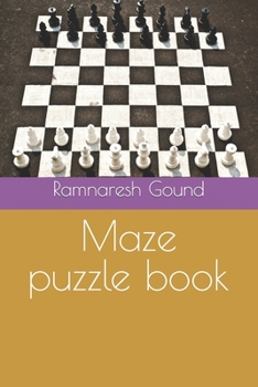 Paperback Maze puzzle book