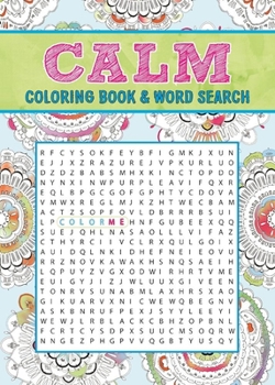 Paperback Calm Coloring Book & Word Search Book