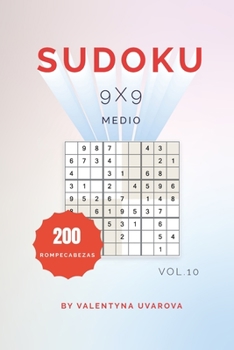 Paperback Sudoku: 200 Rompecabezas Medio 9x9 vol. 10 [Spanish] Book