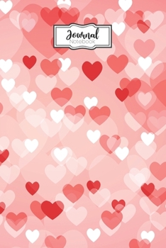 Journal Notebook: Husband and Wife Journal Gift | Simple Floral Lined Notebook | Happy Partners Loving Couple by Hearts