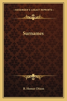 Paperback Surnames Book