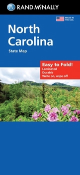 Loose Leaf Rand McNally Easy to Fold: North Carolina Laminated Map Book