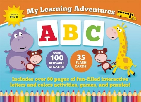 Spiral-bound My Learning Adventures: ABC [With Sticker(s)] Book