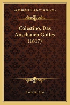 Paperback Colestino, Das Anschauen Gottes (1817) [German] Book