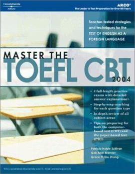 Paperback Master the TOEFL CBT 2004 W/CD-ROM [With 3 CDs] Book