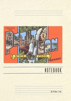 Paperback Vintage Lined Notebook Greetings from Petit Jean Book