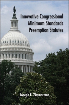 Paperback Innovative Congressional Minimum Standards Preemption Statutes Book