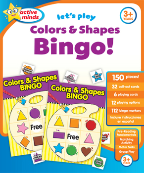 Misc. Active Minds Colors and Shapes Bingo Book