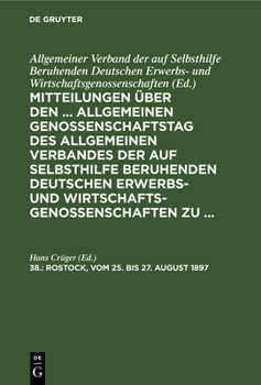Hardcover Rostock, Vom 25. Bis 27. August 1897 [German] Book
