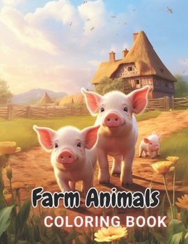 Paperback Farm Animals Coloring Book for Kids: 100+ High-Quality and Unique Coloring Pages For All Fans Book