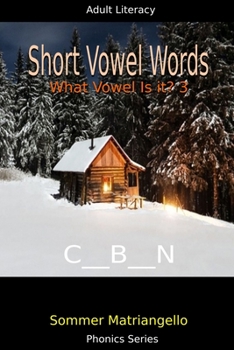 Paperback Short Vowel Words: What Vowel Is It? 3 Book
