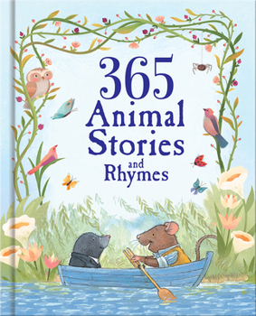 Hardcover 365 Animal Stories and Rhymes Book