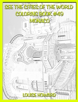 Paperback See the Cities of the World Coloring Book #49 Monaco Book