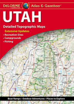 Paperback Delorme Atlas & Gazetteer: Utah Book