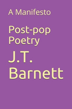 Paperback Post-pop Poetry: A Manifesto Book
