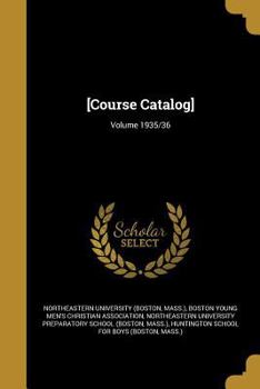 Paperback [Course Catalog]; Volume 1935/36 Book