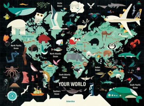 Misc. Your World 1000 Piece Family Puzzle Book