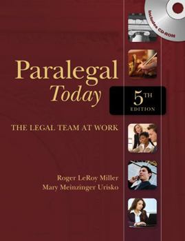 Hardcover Paralegal Today: The Legal Team at Work Book