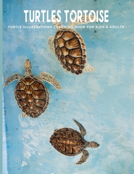Turtles Tortoise Turtle Illustrations Coloring Book For Kids & Adults: Fun, Easy and Relaxing Pages - Relaxation and De-Stress; Relief Activity Sheets; Images To Inspire Creativity & Reduce Stress; Co