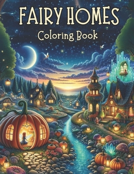 Paperback Fairy Homes Coloring Book: A Magical Journey Through Whimsical Coloring Landscapes Book