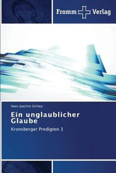 Paperback Ein unglaublicher Glaube [German] Book