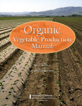 Paperback Organic Vegetable Production Manual Book
