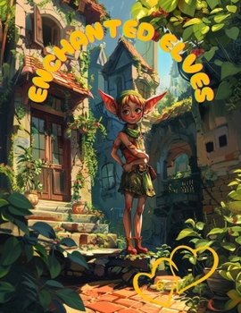 Enchanted Elves: Coloring book