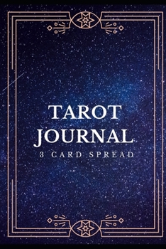 Tarot Journal: 3 Card Spread | Tarot Tracker – Starry Night Cover