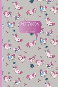 Paperback Unicorn Grid Notebook: Do Maths Everyday Book