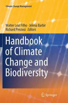 Paperback Handbook of Climate Change and Biodiversity Book