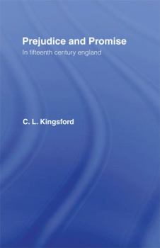 Paperback Prejudice and Promise in Fifteenth Century England Book