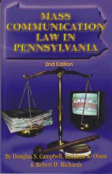 Paperback Mass Communication Law In Pennsylvania Book