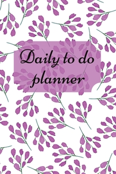Paperback Daily to do planner: To-Do List Notebook, Planner, Daily Checklist, 6x9 inch Book